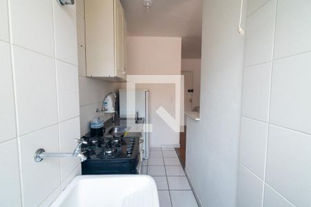 Cozinha e Área de Serviço de apartamento à venda com 1 quarto, 36m² em Vila Guarani (zona Sul), São Paulo