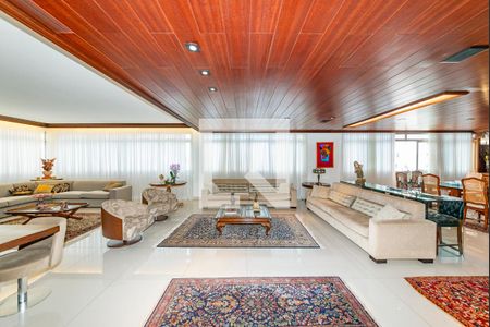 Salas de apartamento à venda com 5 quartos, 350m² em Serra, Belo Horizonte