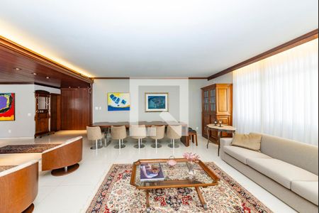 Salas de apartamento à venda com 5 quartos, 350m² em Serra, Belo Horizonte