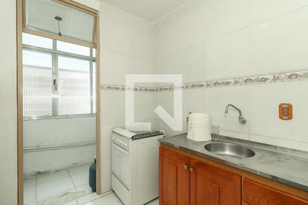 Cozinha de apartamento à venda com 1 quarto, 35m² em Humaitá, Porto Alegre