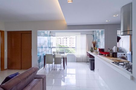 Sala de apartamento à venda com 3 quartos, 88m² em Nova Suíça, Belo Horizonte