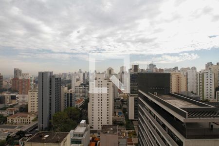 Vista da Varanda Gourmet de apartamento à venda com 3 quartos, 170m² em Pinheiros, São Paulo