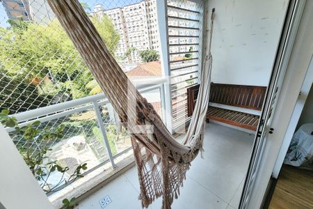 Varanda da Sala de apartamento à venda com 2 quartos, 95m² em Laranjeiras, Rio de Janeiro