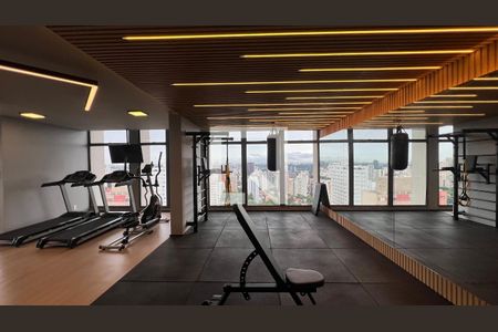 Studio à venda com 26m², 1 quarto e sem vaga Studio à venda com 26m², 1 quarto e sem vagaAcademia