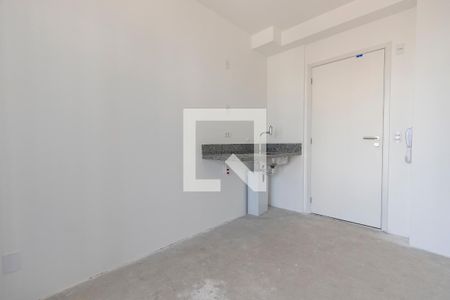 Sala/ Cozinha de apartamento à venda com 1 quarto, 28m² em Chácara Santo Antônio (zona Sul), São Paulo