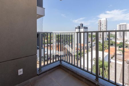 Varanda da Sala de apartamento à venda com 1 quarto, 28m² em Chácara Santo Antônio (zona Sul), São Paulo