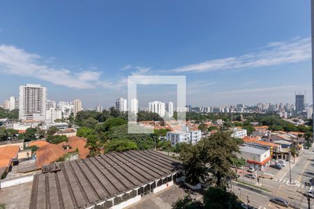 Vista da Varanda de apartamento à venda com 1 quarto, 28m² em Chácara Santo Antônio (zona Sul), São Paulo
