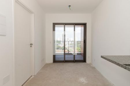 Sala/ Cozinha de apartamento à venda com 1 quarto, 28m² em Chácara Santo Antônio (zona Sul), São Paulo