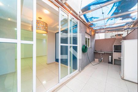 Área Gourmet de apartamento à venda com 2 quartos, 115m² em Parque São Vicente, Santo André