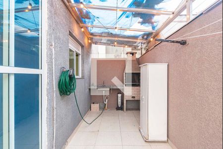 Área Gourmet de apartamento à venda com 2 quartos, 115m² em Parque São Vicente, Santo André