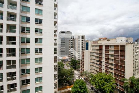 Vista da Varanda Sala de Estar e Jantar de apartamento à venda com 1 quarto, 100m² em Paraíso, São Paulo