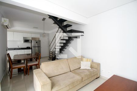 Sala de Estar e Jantar de apartamento à venda com 1 quarto, 100m² em Paraíso, São Paulo
