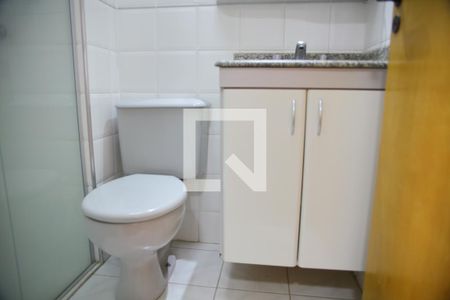 Banheiro da Suíte de apartamento à venda com 3 quartos, 80m² em Jardim Portugal, São Bernardo do Campo