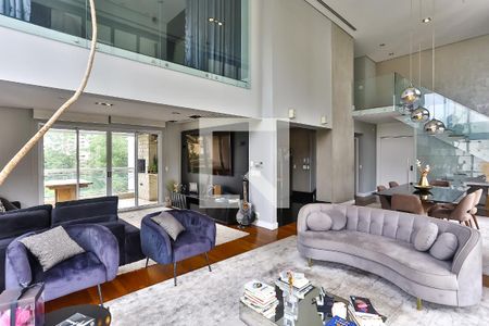 Sala de apartamento à venda com 2 quartos, 210m² em Jardim Fonte do Morumbi, São Paulo