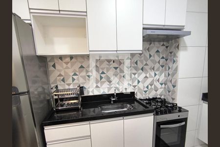 Cozinha  de apartamento para alugar com 2 quartos, 36m² em Várzea da Barra Funda, São Paulo