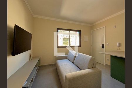 Sala de apartamento para alugar com 1 quarto, 34m² em Cidade Monções, São Paulo