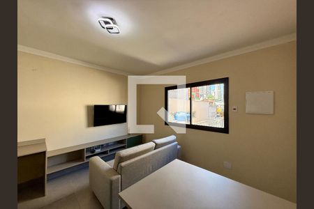 Sala de apartamento para alugar com 1 quarto, 34m² em Cidade Monções, São Paulo