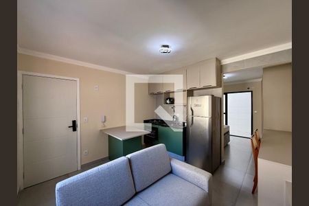 Sala de apartamento para alugar com 1 quarto, 34m² em Cidade Monções, São Paulo