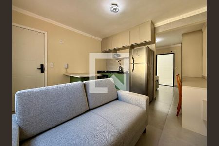 Sala de apartamento para alugar com 1 quarto, 34m² em Cidade Monções, São Paulo