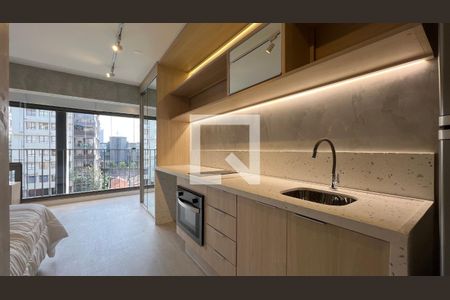 Studio à venda com 27m², 1 quarto e sem vaga Studio à venda com 27m², 1 quarto e sem vagaCozinha