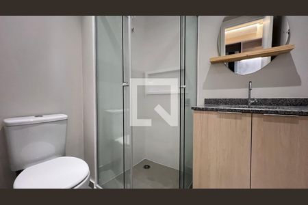 Banheiro de kitnet/studio à venda com 1 quarto, 27m² em Cerqueira César, São Paulo