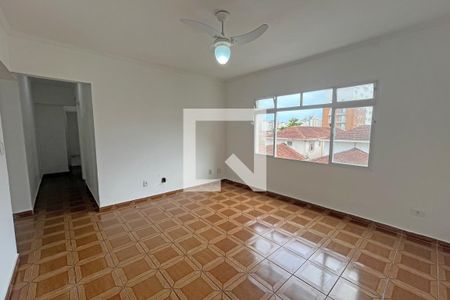 Sala de apartamento para alugar com 2 quartos, 70m² em Marapé, Santos