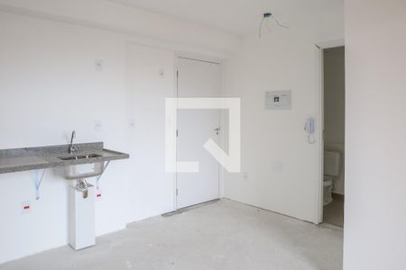 Sala e Cozinha de apartamento à venda com 1 quarto, 34m² em Perdizes, São Paulo