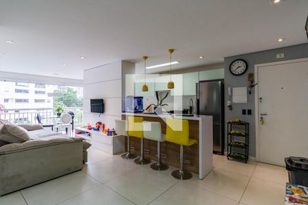 Sala de apartamento à venda com 2 quartos, 74m² em Jardim Ampliacao, São Paulo