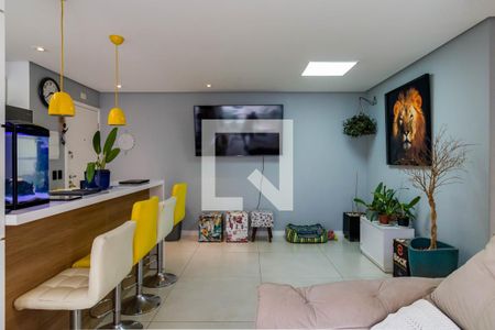 Sala de apartamento à venda com 2 quartos, 74m² em Jardim Ampliacao, São Paulo