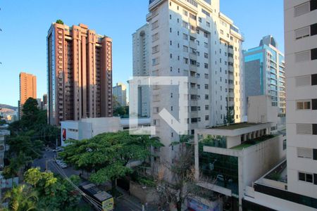 Varanda da Sala de apartamento à venda com 4 quartos, 203m² em Santo Agostinho, Belo Horizonte