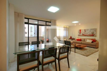 Sala de Jantar de apartamento à venda com 4 quartos, 203m² em Santo Agostinho, Belo Horizonte