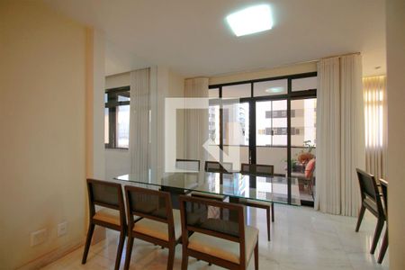 Sala de Jantar de apartamento à venda com 4 quartos, 203m² em Santo Agostinho, Belo Horizonte