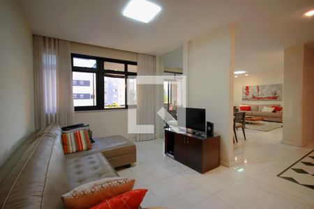 sala de estar de apartamento à venda com 4 quartos, 203m² em Santo Agostinho, Belo Horizonte