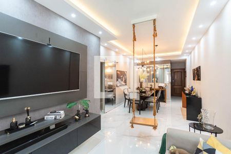 Sala de apartamento à venda com 3 quartos, 110m² em Tijuca, Rio de Janeiro