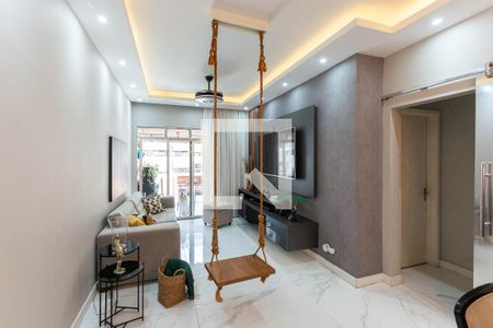 Sala de apartamento à venda com 3 quartos, 110m² em Tijuca, Rio de Janeiro