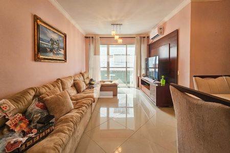 Sala de apartamento para alugar com 3 quartos, 94m² em Loteamento Joao Batista Juliao, Guarujá