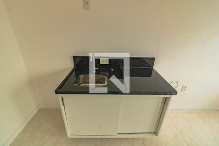 Banheiro de kitnet/studio à venda com 1 quarto, 27m² em Mirandópolis, São Paulo