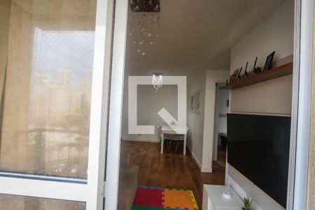 Varanda da Sala de apartamento à venda com 2 quartos, 55m² em Vila Andrade, São Paulo
