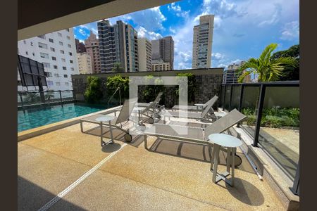 Área comum - Piscina de apartamento para alugar com 1 quarto, 52m² em Cambuí, Campinas