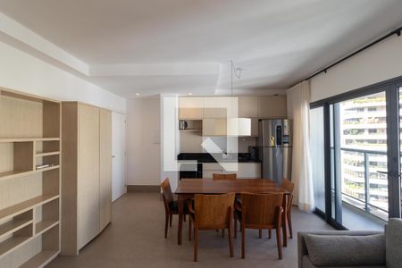 Sala de apartamento para alugar com 1 quarto, 52m² em Cambuí, Campinas