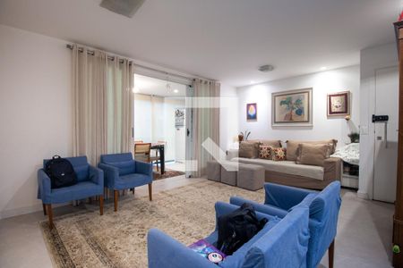 Sala de apartamento para alugar com 4 quartos, 125m² em Brooklin, São Paulo