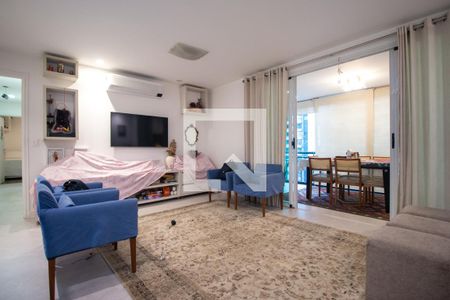 Sala de apartamento para alugar com 4 quartos, 125m² em Brooklin, São Paulo