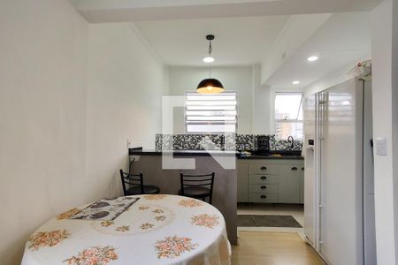 Cozinha de apartamento para alugar com 1 quarto, 45m² em Canto do Forte, Praia Grande