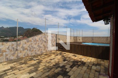 Piscina - Vista de apartamento à venda com 4 quartos, 502m² em Freguesia (jacarepaguá), Rio de Janeiro
