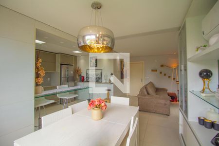 Sala de Jantar de apartamento à venda com 2 quartos, 83m² em Nossa Senhora das Gracas, Canoas