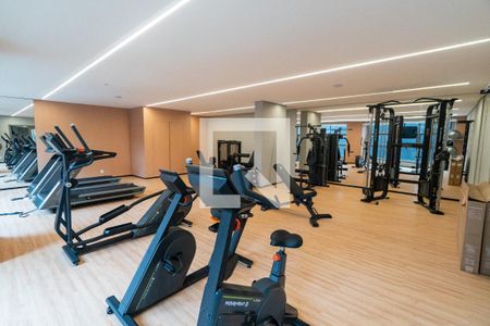Área comum - Academia de kitnet/studio para alugar com 1 quarto, 29m² em Jardim Prudência, São Paulo