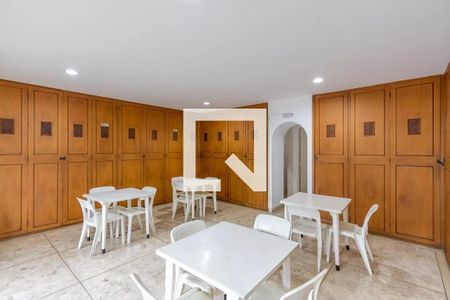 Área comum - Salão de festas de apartamento à venda com 1 quarto, 42m² em Jardim das Acacias, São Paulo