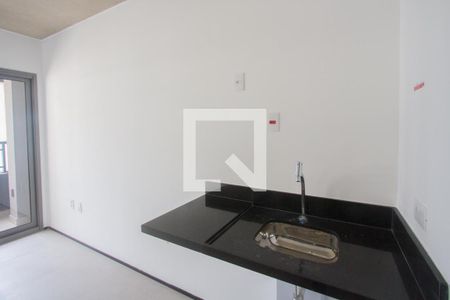 Cozinha de kitnet/studio à venda com 1 quarto, 22m² em Santo Amaro, São Paulo