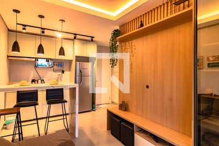 Sala de apartamento para alugar com 1 quarto, 30m² em Jardim Prudência, São Paulo