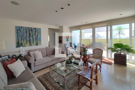 Sala de Estar de apartamento à venda com 4 quartos, 370m² em Cambuí, Campinas